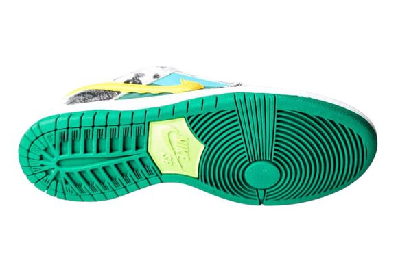COPY NIKE Ben & Jerry\'s x Dunk Low SB \'Chunky Dunky\' Sneakers Size 7 main image 6